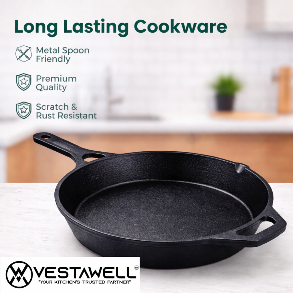PreSeasoned Frypan 10 Inch
