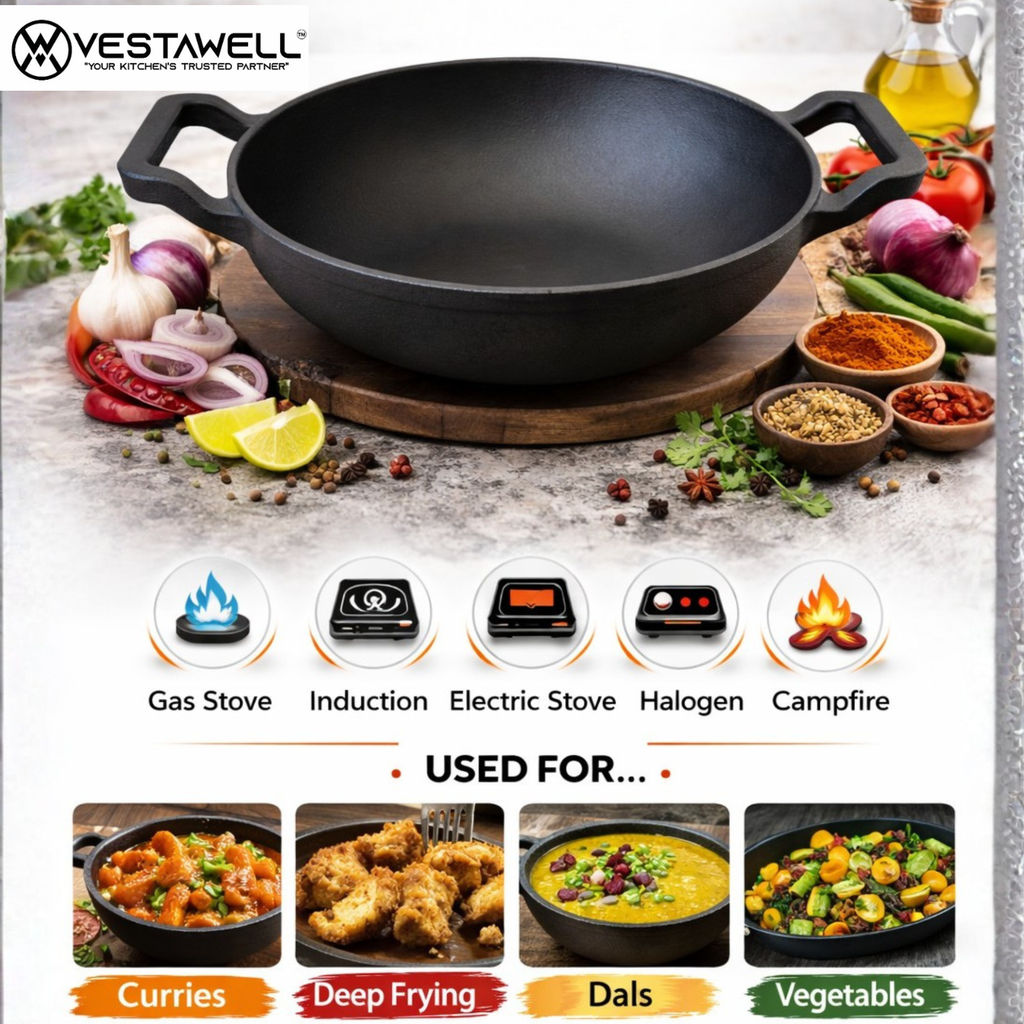 PreSeasoned 12 Inch Frying Pan