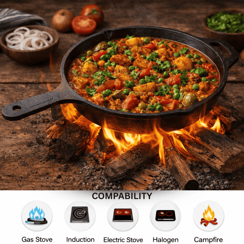PreSeasoned Frypan 10 Inch