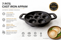 Appam Pan 7 Pits