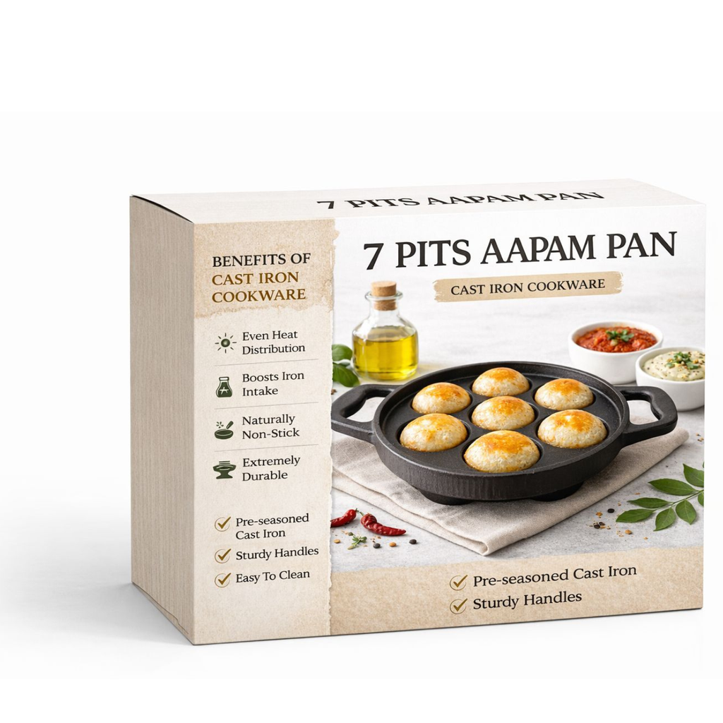 Appam Pan 7 Pits
